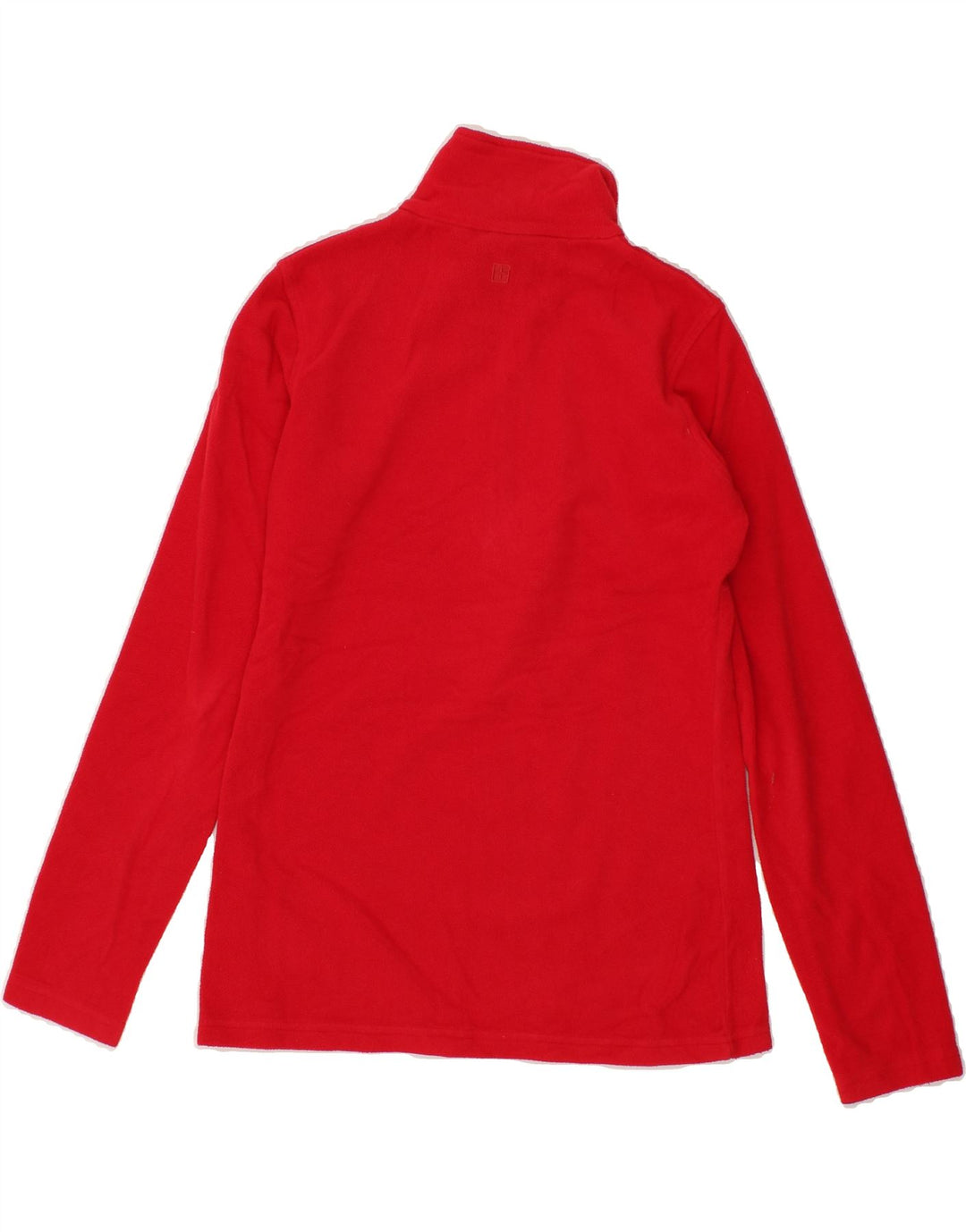 MOUNTAIN WAREHOUSE Womens Zip Neck Fleece Jumper UK 10 Small Red Polyester Vintage Mountain Warehouse and Second-Hand Mountain Warehouse from Messina Hembry 