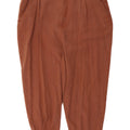Zara Dame Capri Bukser XL W32 L22 Brun