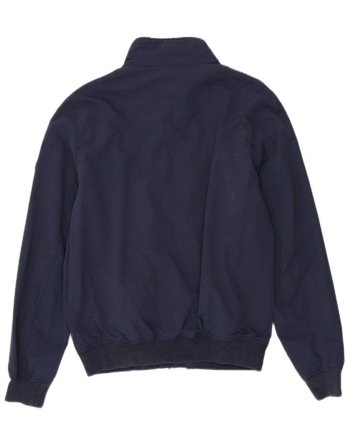 Tommy Hilfiger Herre Bomber Jacket UK 38 Medium Navy Blue Polyamid