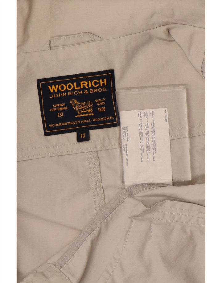 WOOLRICH Pigebomberjakke 9-10 År Grå Nylon
