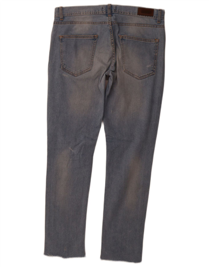 ZARA Mens Straight Jeans EU 42 Large W32 L28 Blue Cotton