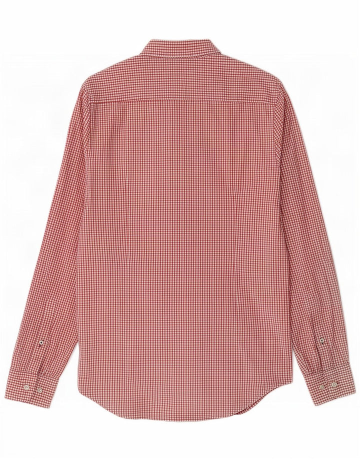Tommy Hilfiger Herre Slim Fit skjorte Medium Rød Gingham Cotton