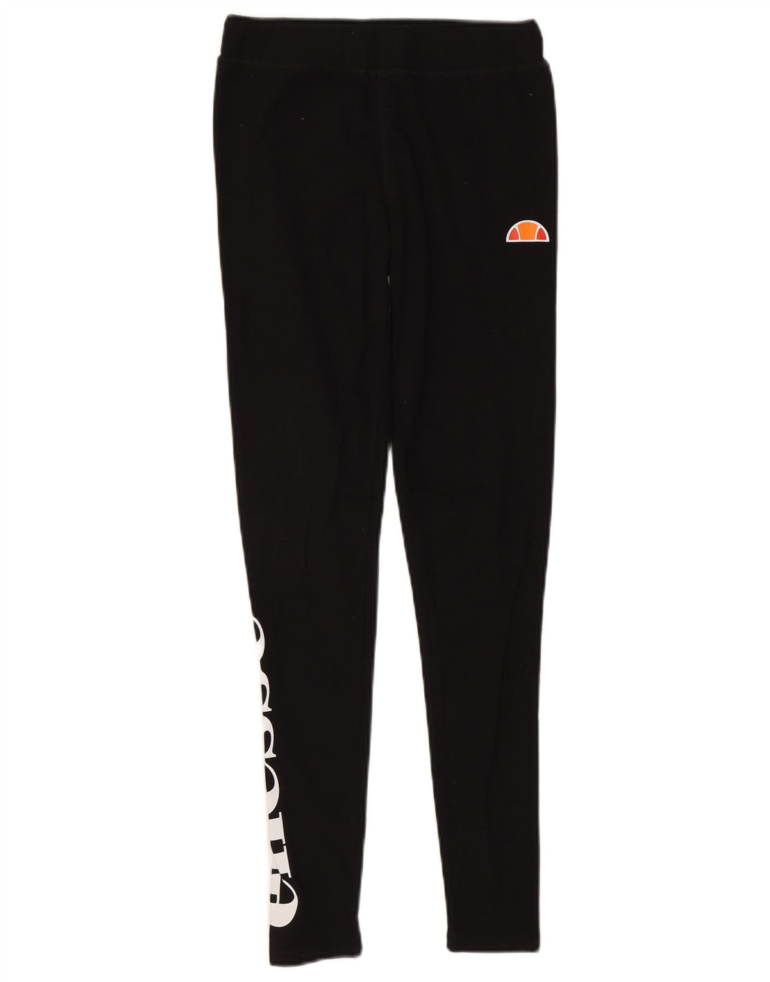 Ellesse Womens Grafiske Leggings UK 10 Small Black Bomuld