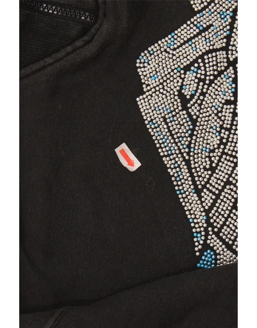 NORTONS Sweatshirt med lynlås til kvinder, UK 14 Medium Sort