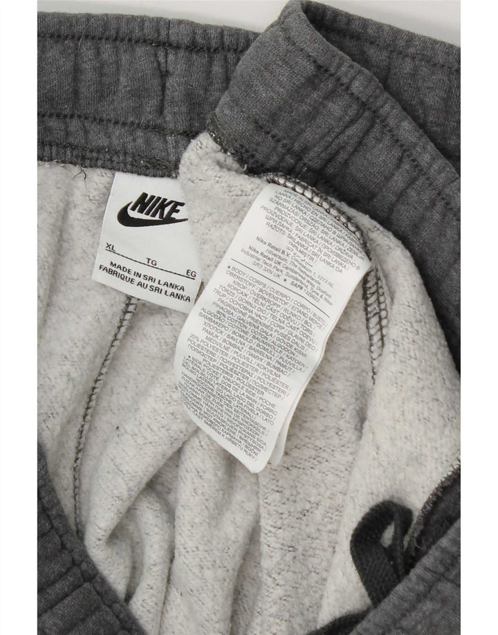 Nike Træningsdragtsbukser til mænd XL Grå Flecked Bomuld