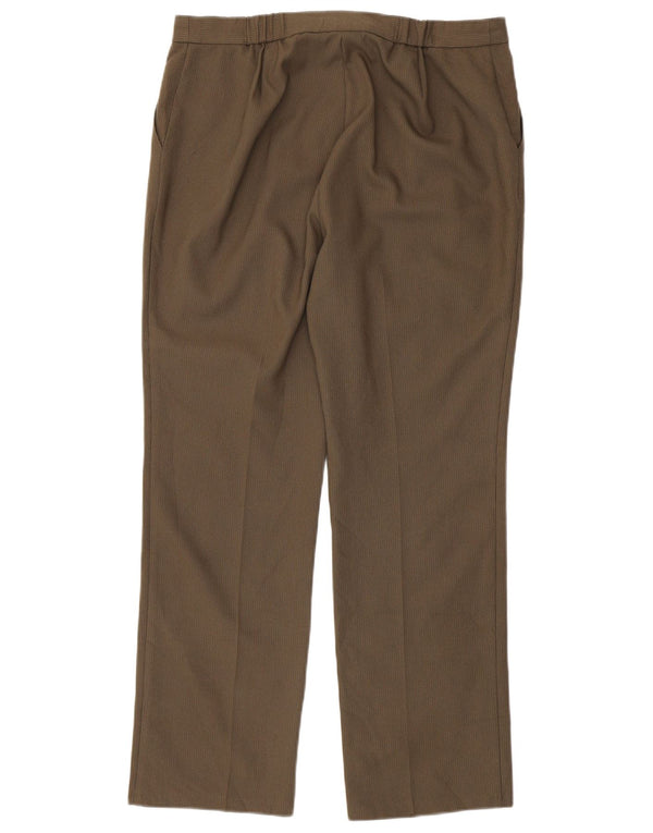 Marks & Spencer Lige Chino-bukser til kvinder UK 14 Large W32 L29 Khaki