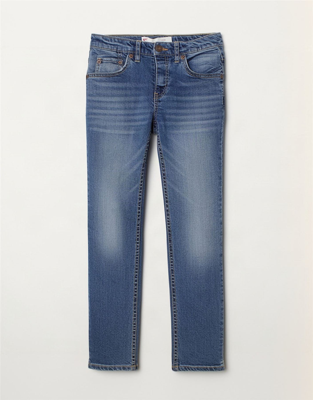 Levi's Boys 511 Slim Jeans 7-8 år W22 L23 Blå Bomuld