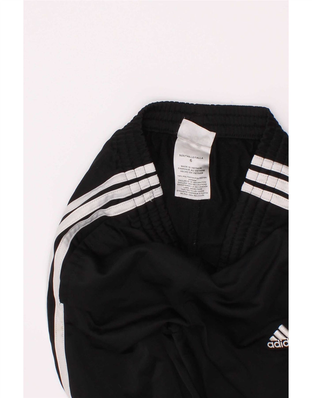 Adidas Drenge Træningsdragt Bukser 5-6 År Sort Polyester
