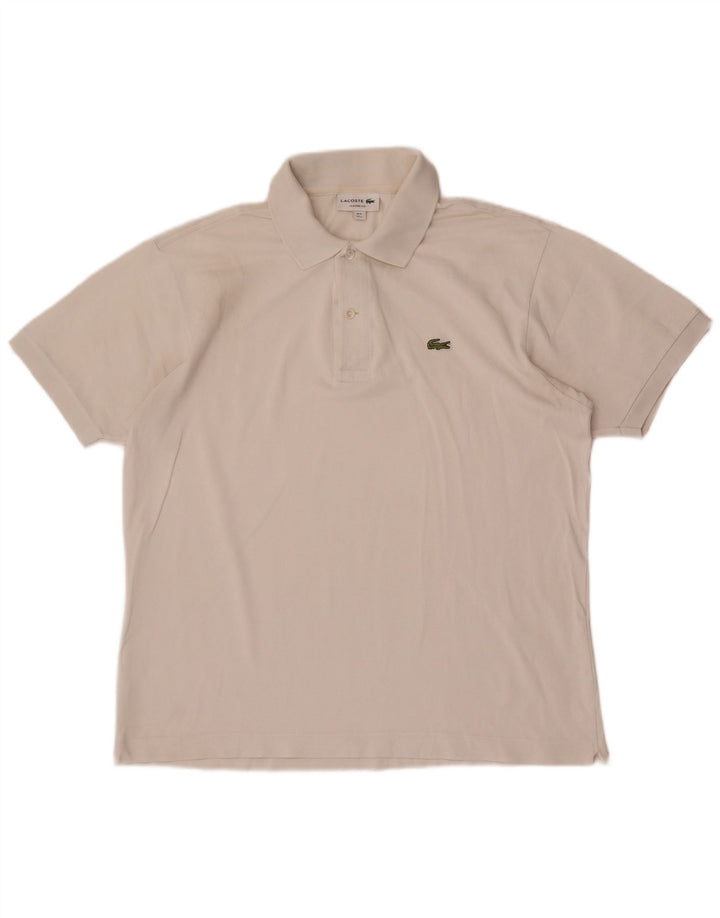 Lacoste Mens Classic Fit Polo Shirt Størrelse 5 Large White