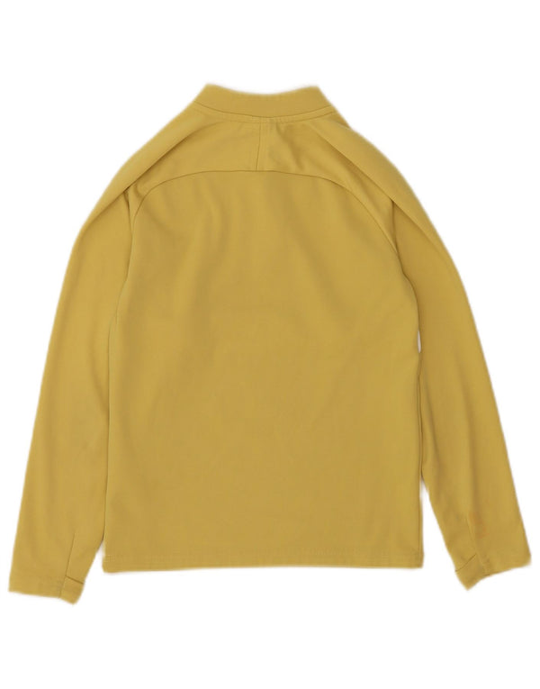 Nike drenge sweatshirt med lynlås 6-7 år XS gul farveblok