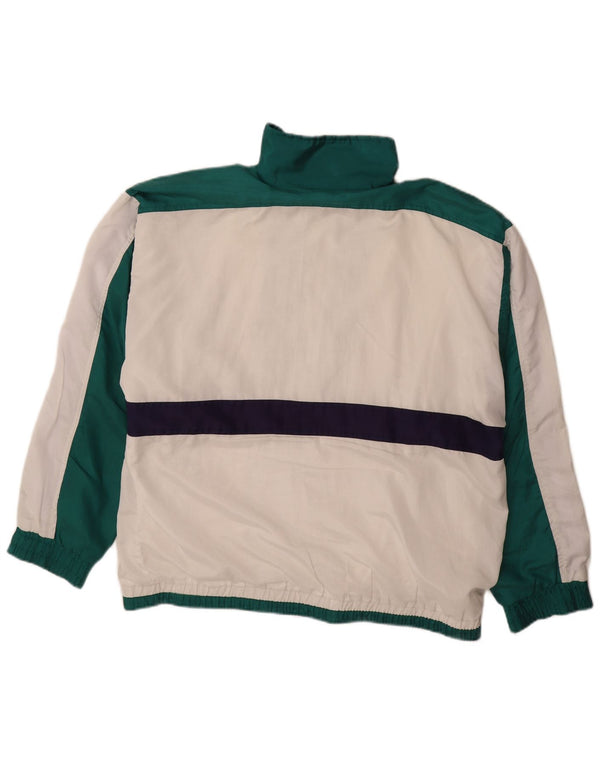 COSMOS Træningsdragt til mænd Topjakke UK 16 Stor hvid farveblok