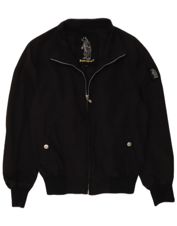 Refrigue Boys Bomber Jacket 13-14 År Sort Nylon