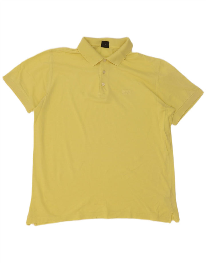 Hugo Boss herre poloshirt Medium gul bomuld