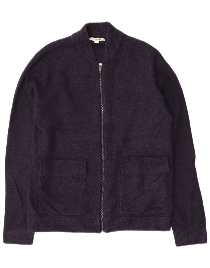 Marks & Spencer Herre Autograph Cardigan Sweater Medium Navy Blue