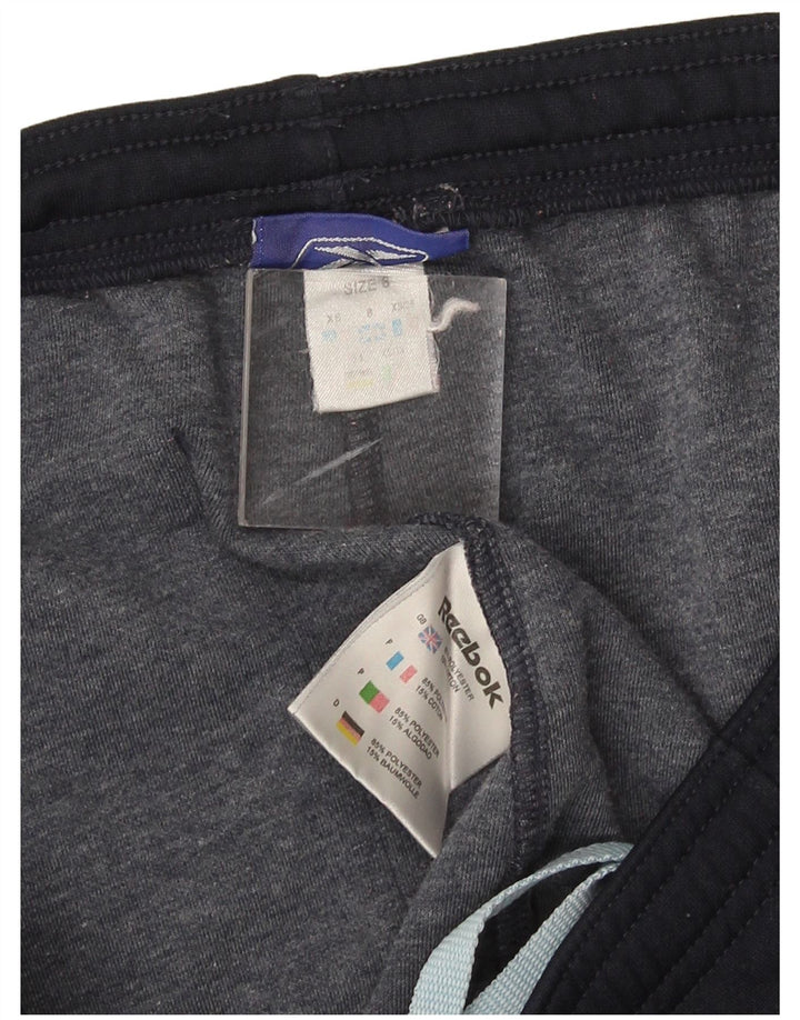 Reebok Træningsdragtsbukser til kvinder UK 8 Small Navy Blue Polyester