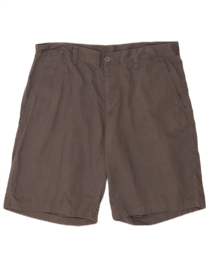 Columbia Herre Regular Chino Shorts W34 Large Grå Bomuld