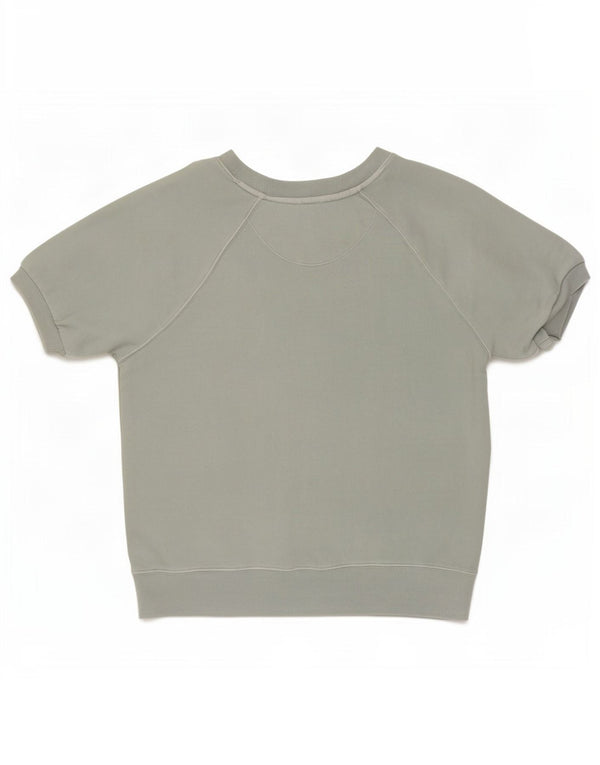 Gap Dame Kortærmet Sweatshirt Jumper UK 14 Medium Grøn Bomuld