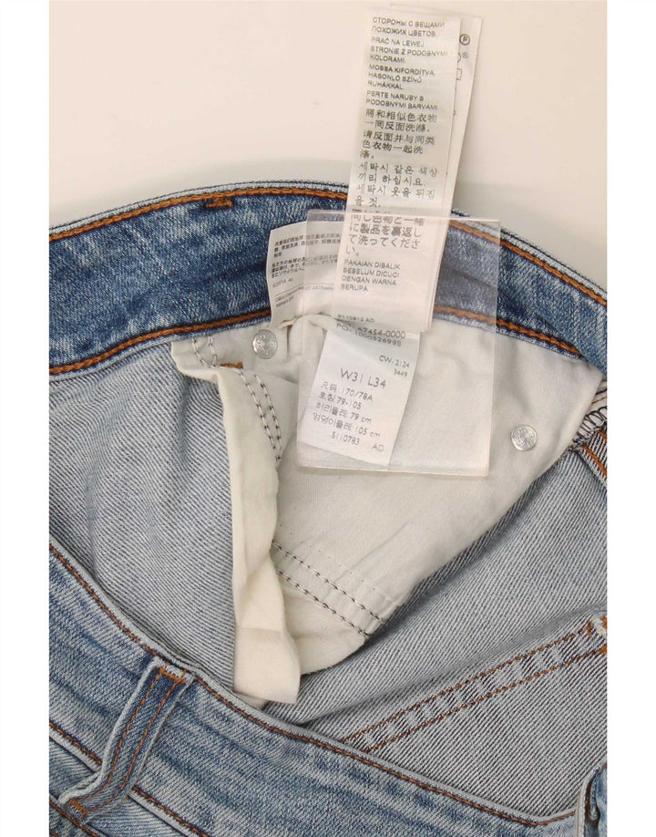 Levi's Dame Super Low Flared Jeans W31 L34 Blå Bomuld