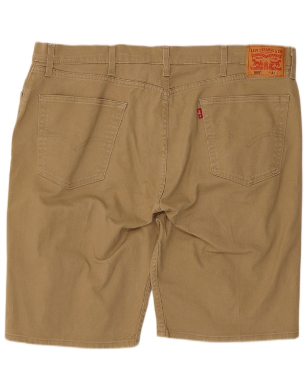 Levi's Herre 505 Denim Shorts W42 2XL Beige Bomuld