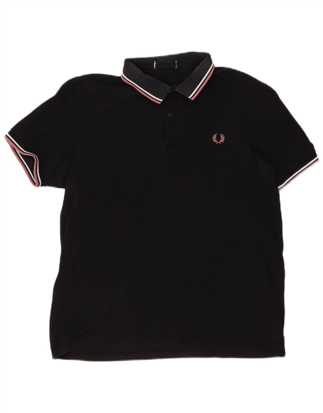 Fred Perry Herre poloshirt Medium Sort bomuld
