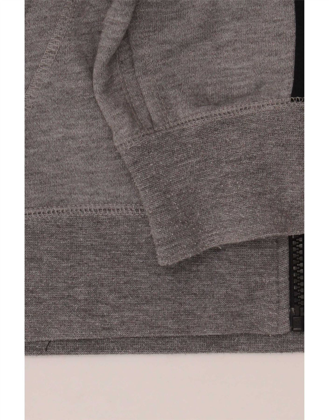 Adidas Herre Climalite hættetrøje med lynlås, lille grå flækket polyester