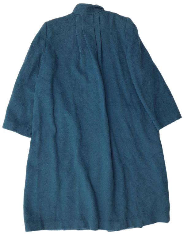 Valentino Dame Miss V Overfrakke IT 44 Medium Blue Wool Classic