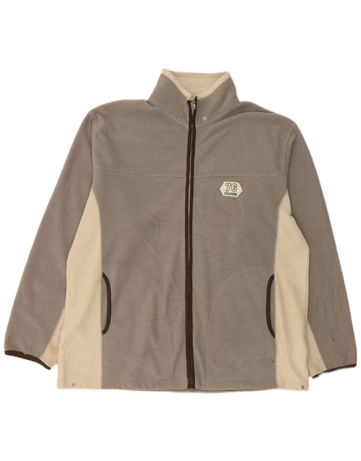 Spalding Herre Liner Fleecejakke UK 42 XL Grå Colourblock Polyester