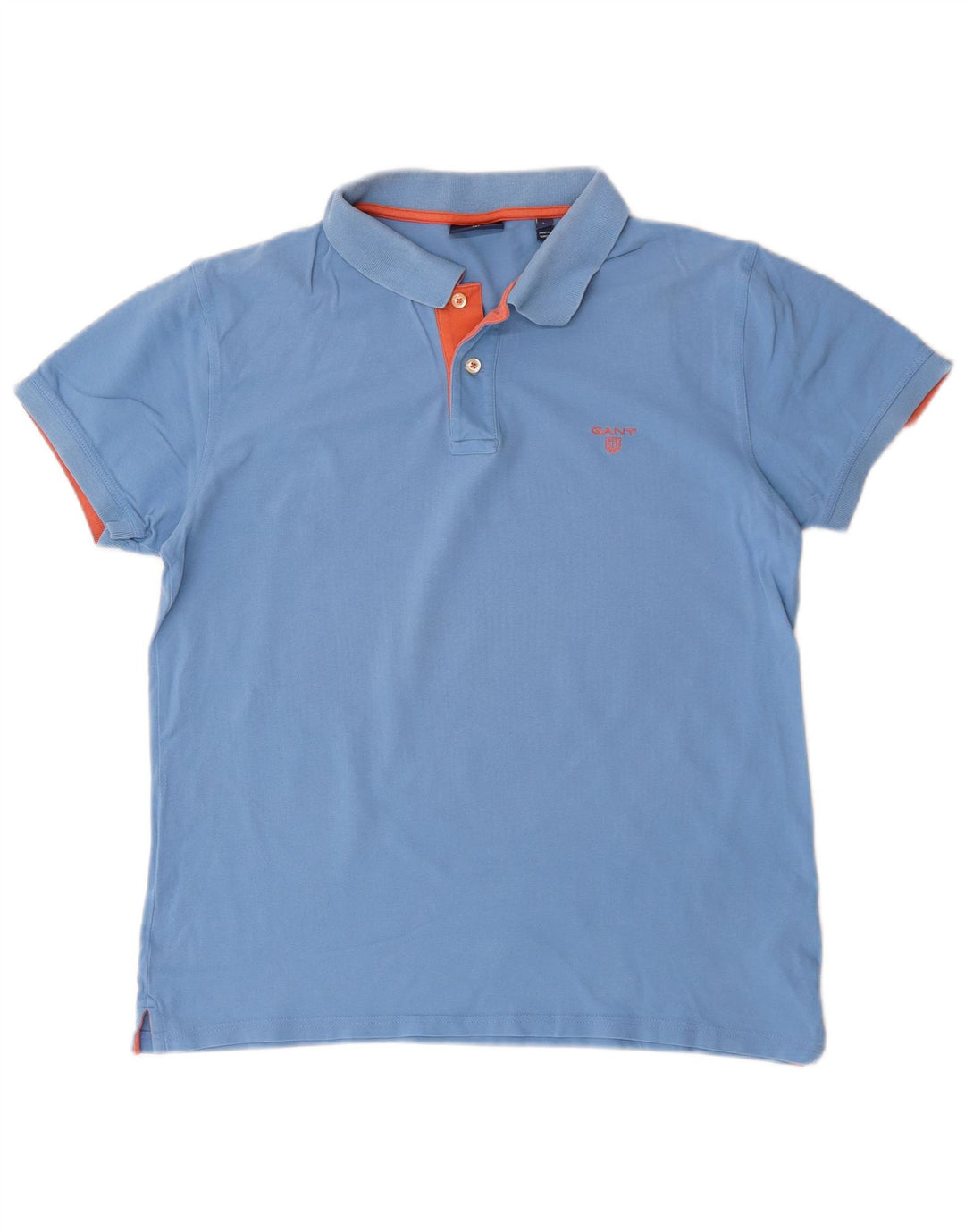 Gant Polo Shirt til mænd, stor blå bomuld