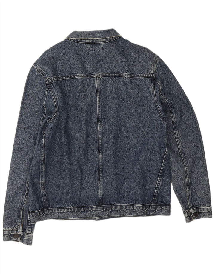 Levi's Herre denimjakke UK 40 Stor marineblå bomuld