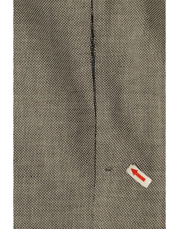 Hugo Boss Herre 2-knaps blazerjakke EU 46 Small Grey Virgin Wool