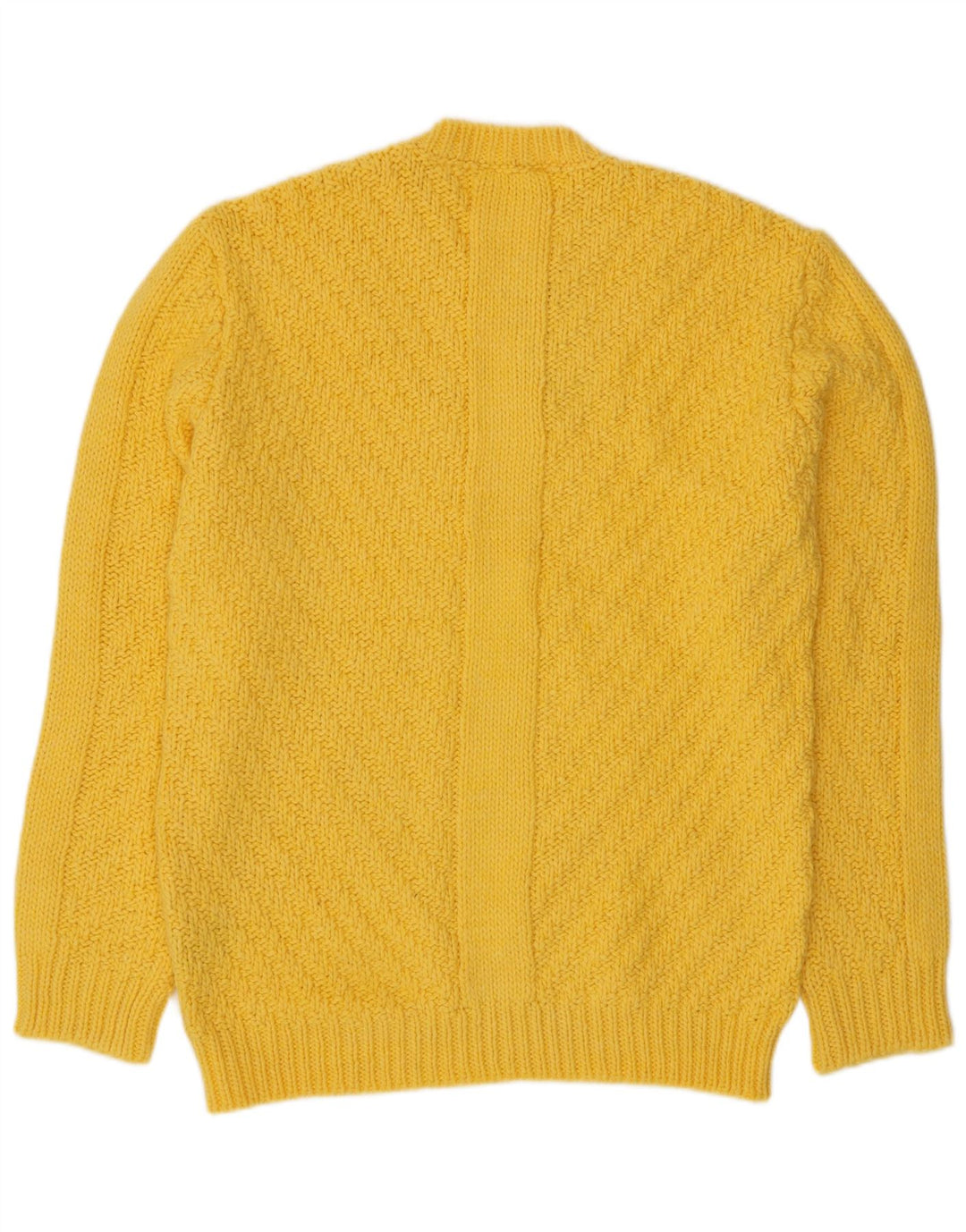 SSEINSE Herre sweater med rund hals XL gul akryl
