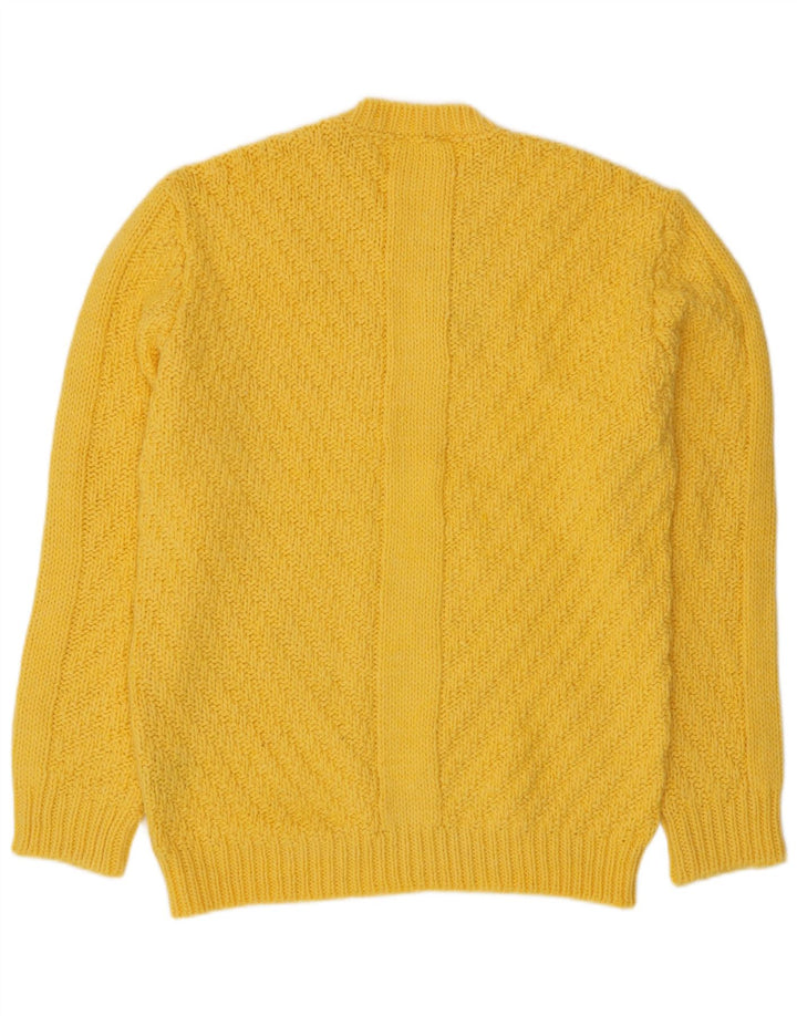 SSEINSE Herre sweater med rund hals XL gul akryl