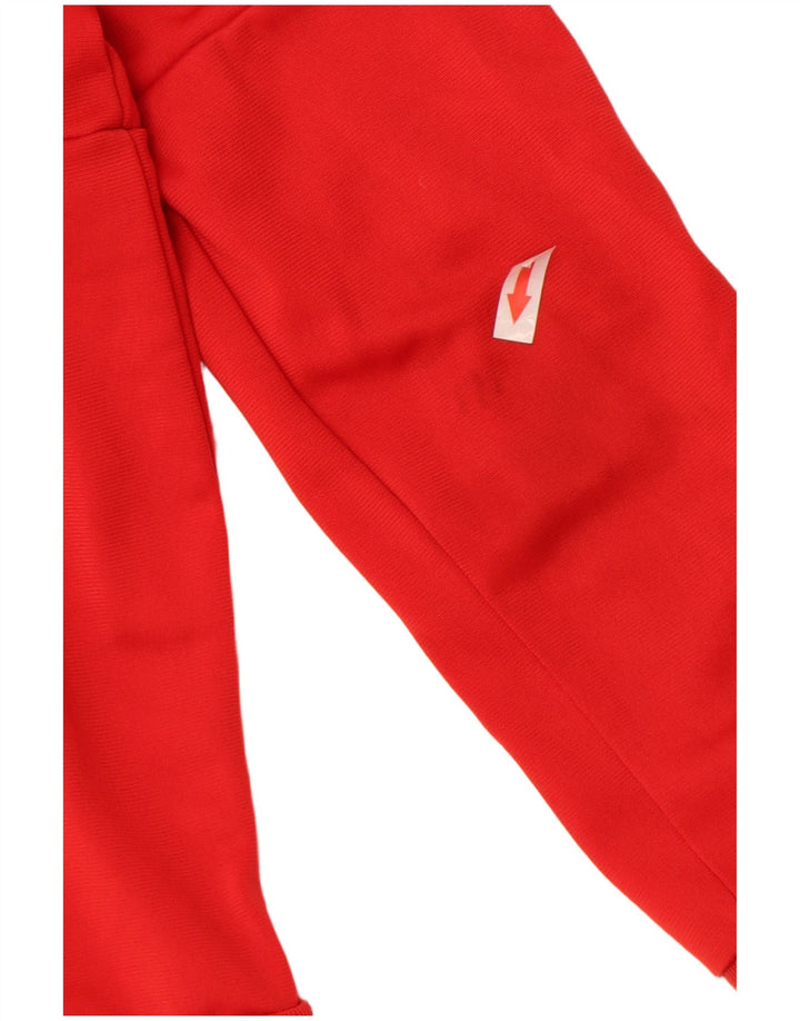 Adidas Drenge Træningsdragt Topjakke 9-10 År Rød Polyester