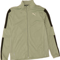 PUMA Mens Tracksuit Top Jacket Medium Green Colourblock Polyester Vintage Puma and Second-Hand Puma from Messina Hembry 