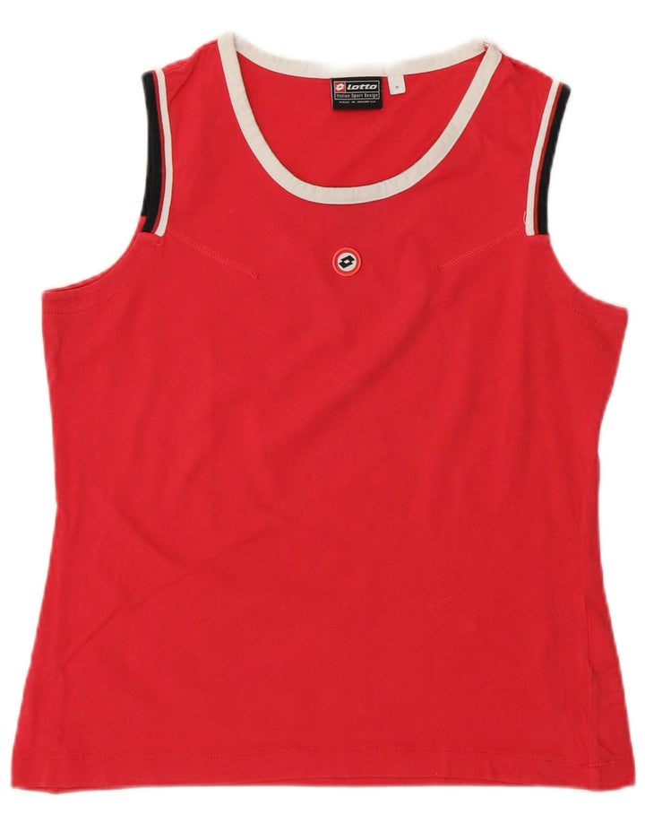 Lotto Damevest Top UK 12 Medium Pink Bomuld
