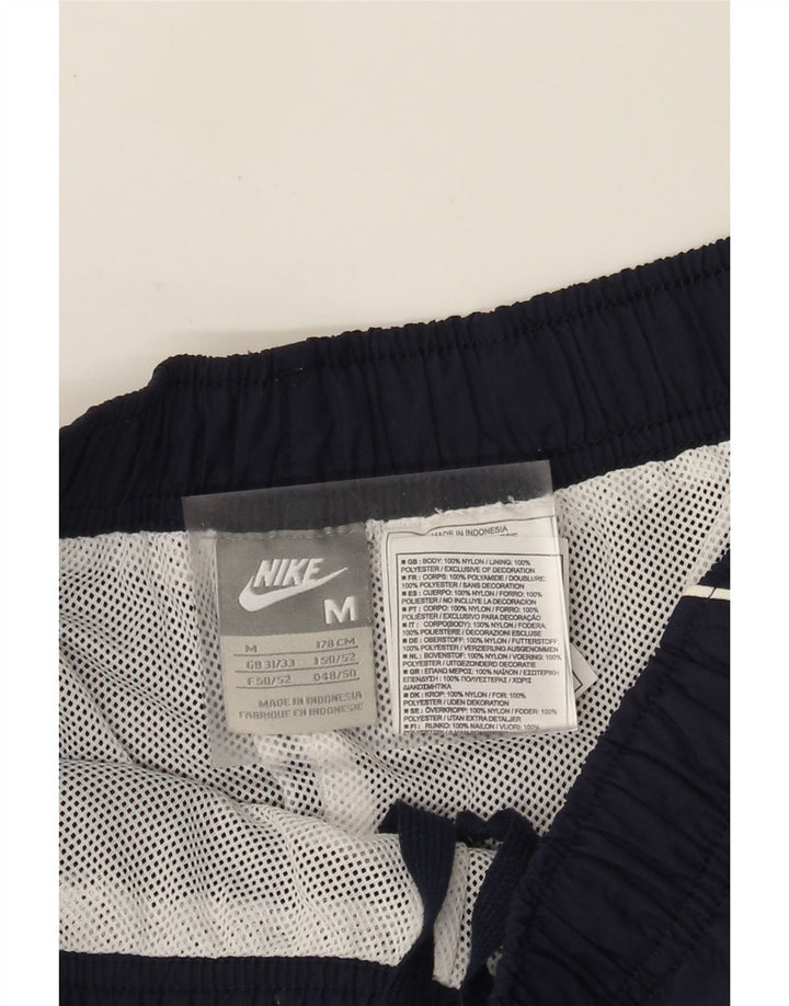 Nike Herre Bermuda Sport Shorts Medium Navy Blue Nylon