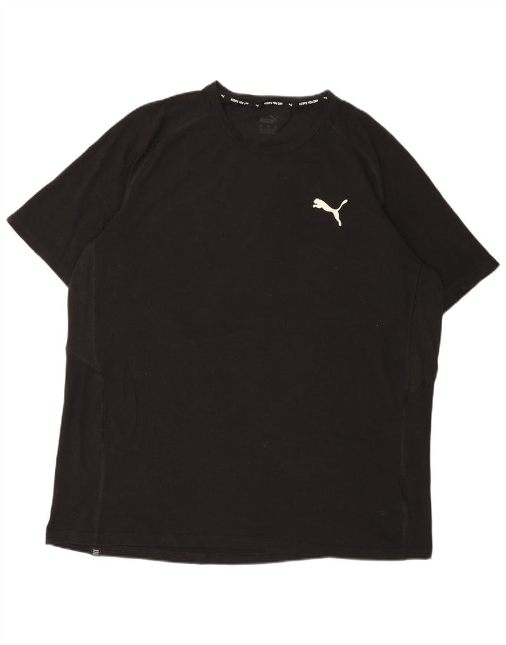Puma Herre T-Shirt Top 2XL Sort Bomuld