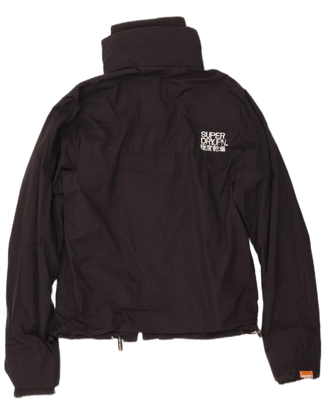SUPERDRY Dame Windbreaker Jacket UK 16 Large Black