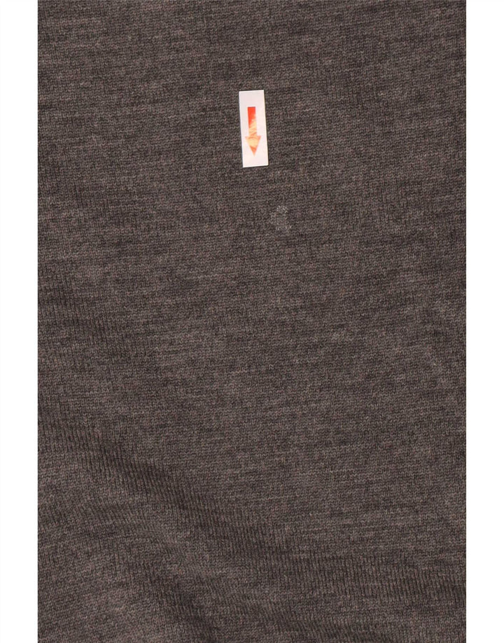 Rodrigo Herre Crew Neck Jumper Sweater IT 52 Large Grey Virgin Wool