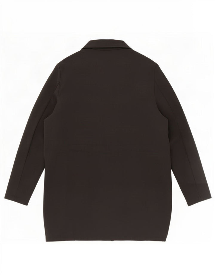 Zara Womens Oversized Open Cardigan Top UK 6 XS Sort Polyester