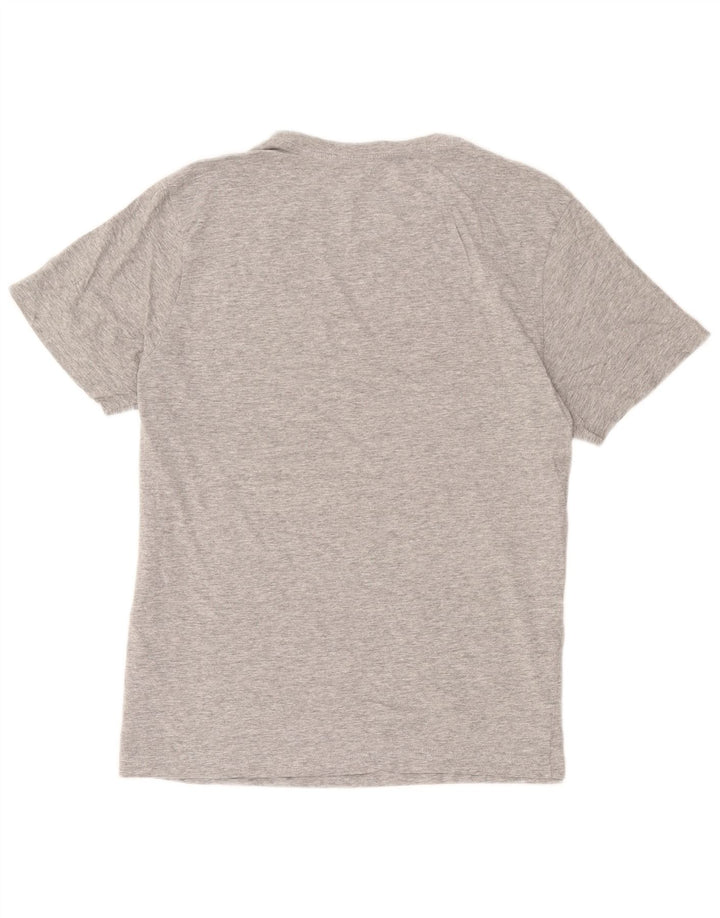Hurley Herre Grafisk T-Shirt Top Stor Grå Bomuld