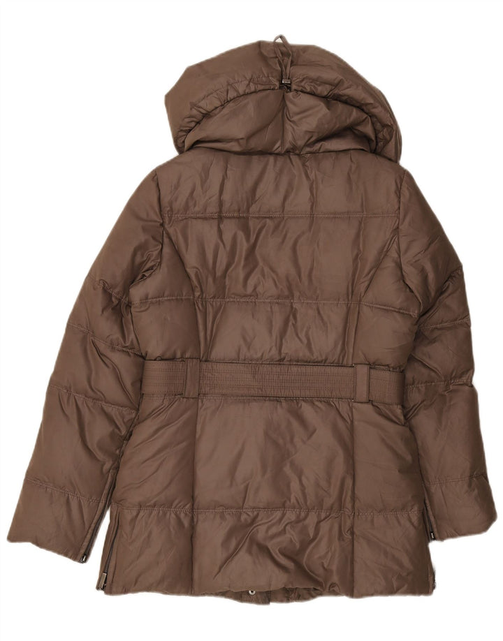 Zara polstret jakke til kvinder UK 8 Lille brun polyester