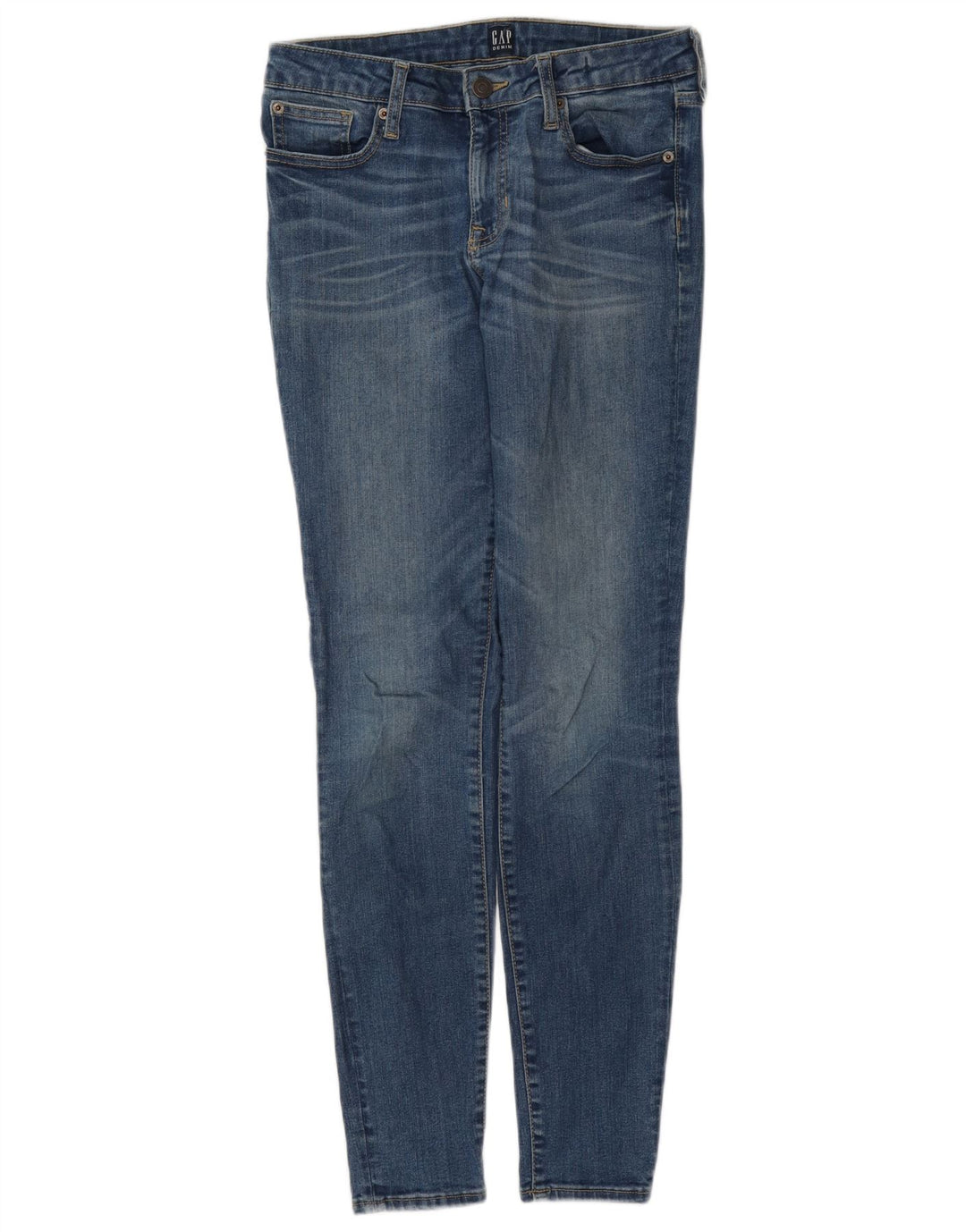 Gap Dame Skinny Jeans W28 L30 Blå Bomuld
