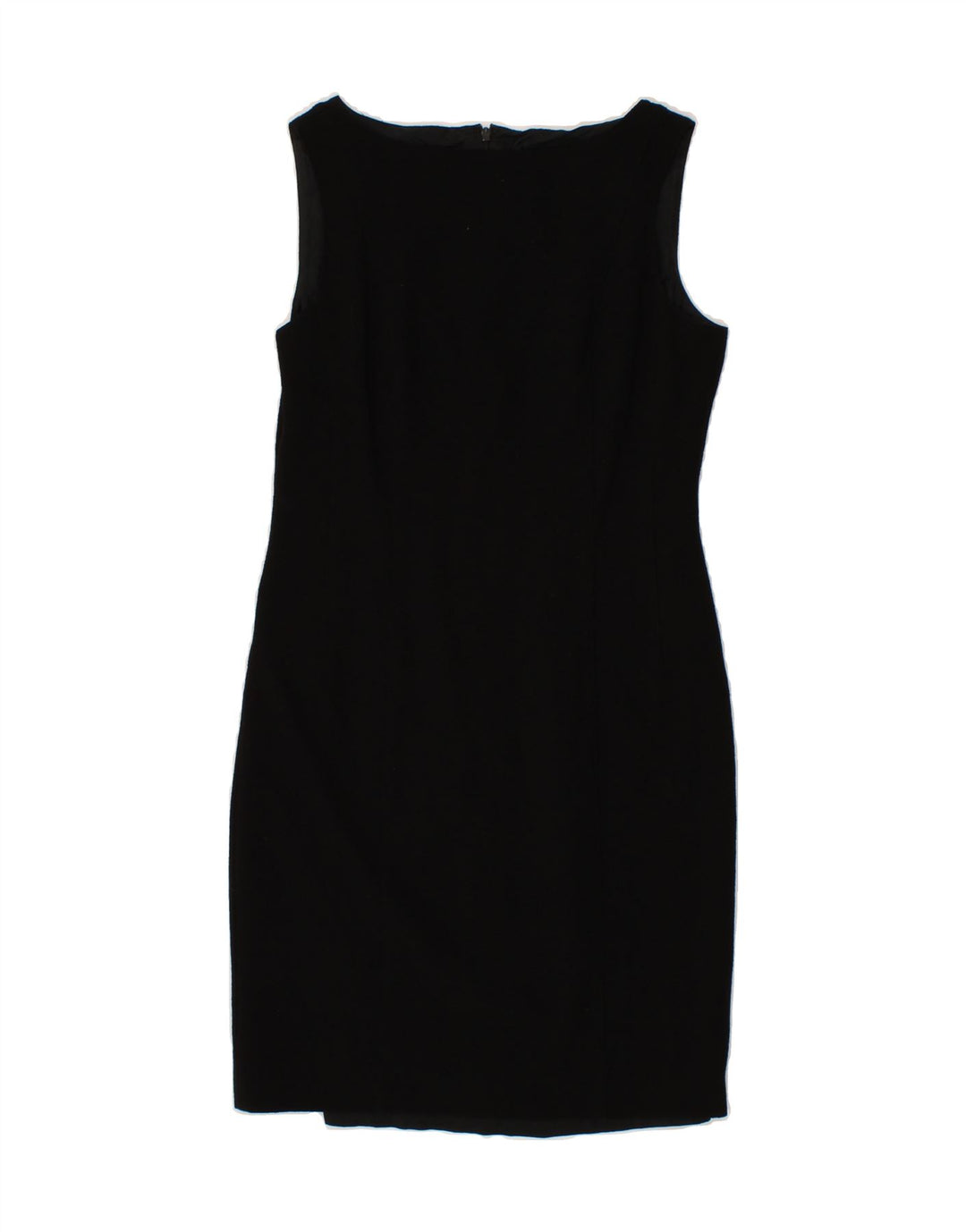 EPISODE Womens Sleeveless Sheath Dress UK 8 Small Black Wool Vintage Episode and Second-Hand Episode from Messina Hembry 