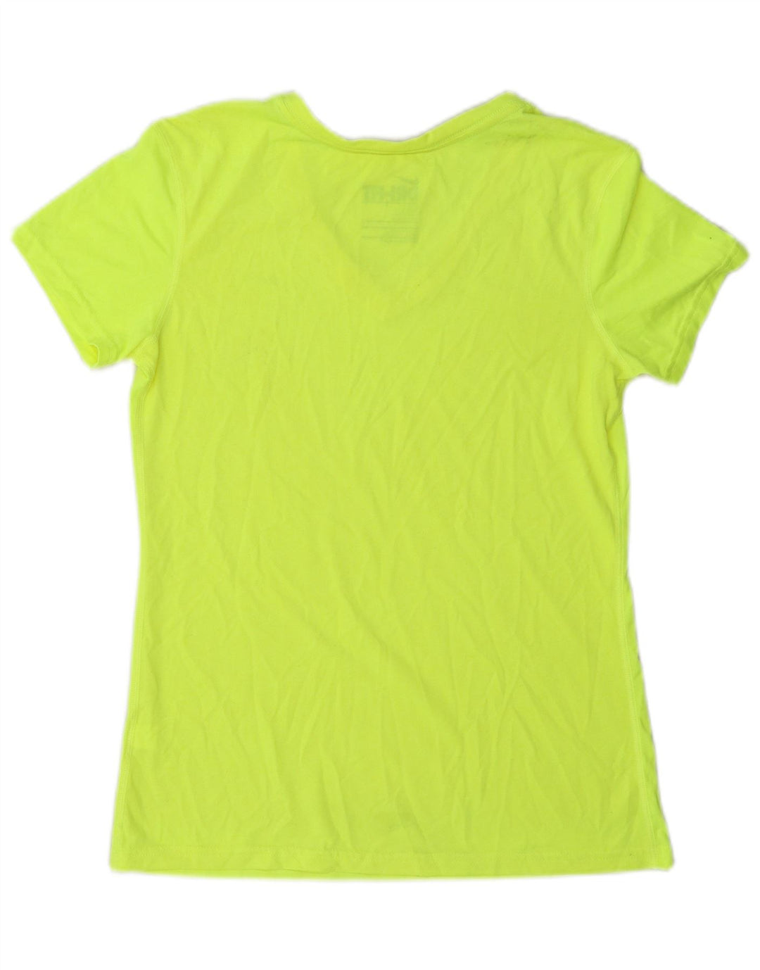 Nike Dame Dri Fit Regular T-Shirt Top UK 12 Medium Green