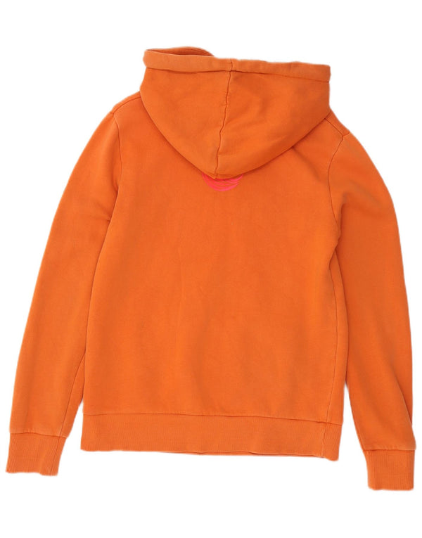 Superdry grafisk hættetrøje til kvinder UK 8 Lille orange bomuld