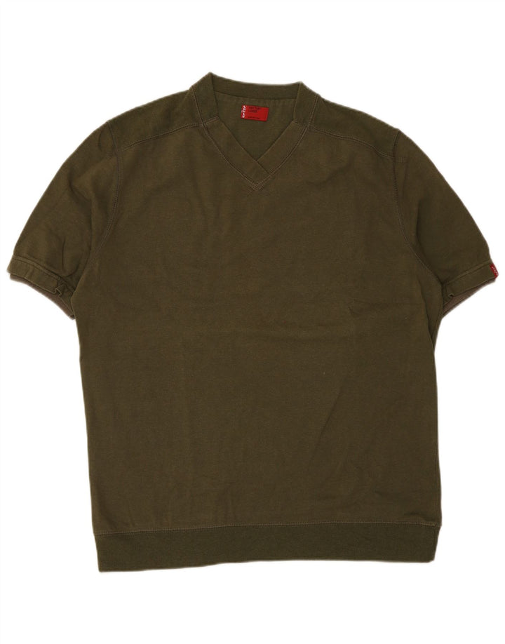 Levi's Herre T-Shirt Top Stor Grøn Bomuld