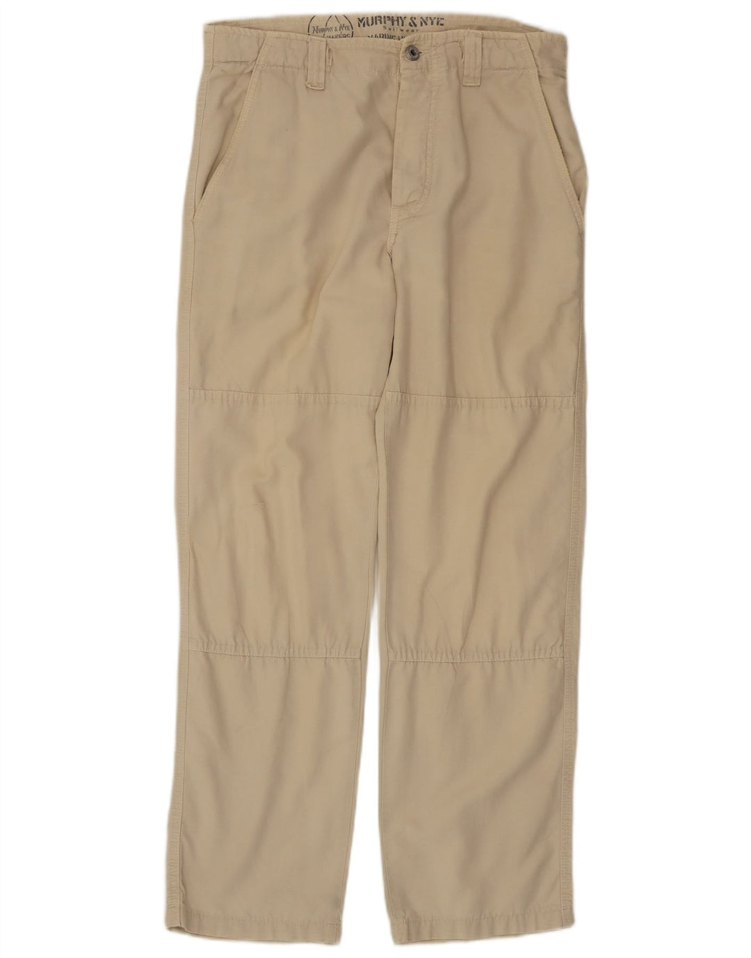 Murphy & Nye Herre Sailmakers Lige Chino Bukser Small W29 L29 Beige