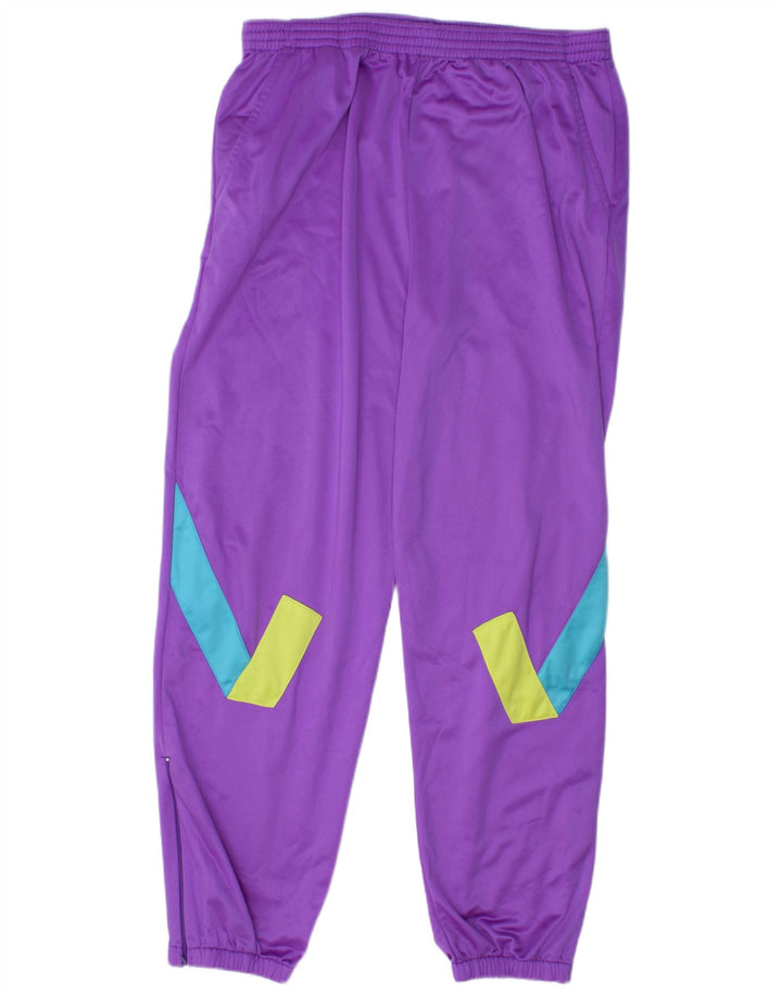 Brugi fuld træningsdragt til mænd XL Lilla Colourblock Polyester