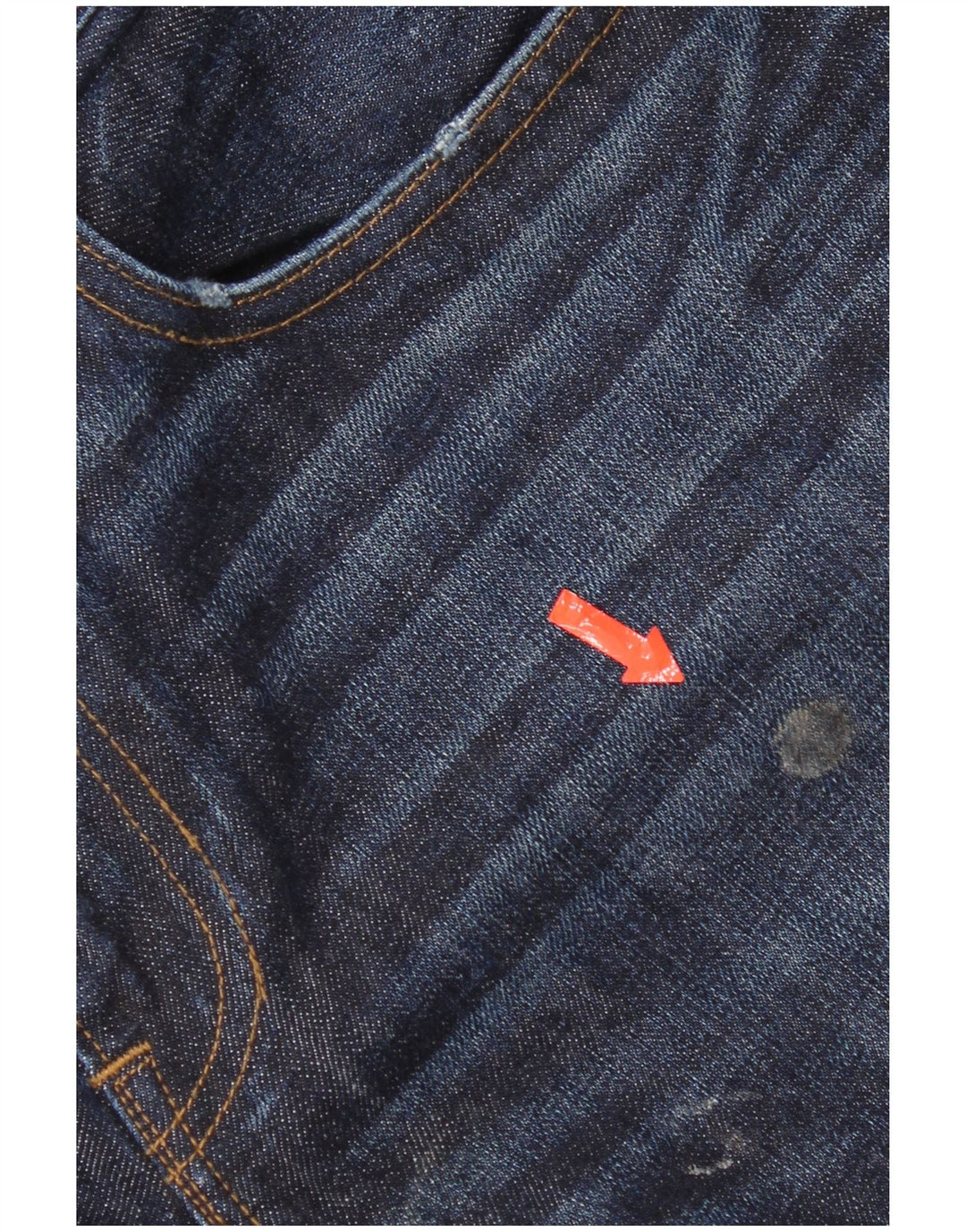 J. Crew Slim Jeans til mænd W33 L32 Marineblå bomuld